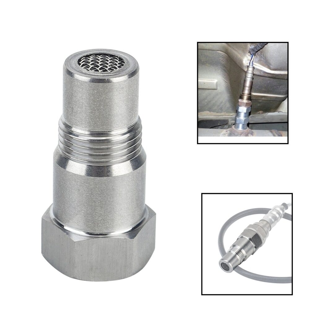 Car Oxygen O2 Sensor Adapter Spacer CEL Fix Check Engine Light Eliminator M18X1.5 48MM/1.89in