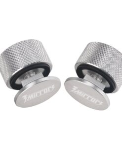 Welding Hood (Pipeliner) Helmet Fasteners Headgear Replacement Parts Accessories Screws Flip -Anodized w/Silicone Washer Silver
