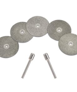 3mirrors Full Sand Diamond Wheels Tungsten Electrode Sharpener Blades Replacement Cutting Wheels Tig Welding Discs 35mm w/ 2 CNC Connecting Rods