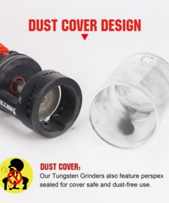 ALUMINUM Tungsten Electrode Sharpener Grinder Head TIG Welding Tool 24 Guides - Full Function Edition