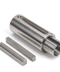 Gas Engine Pulley Crank Shaft Sleeve Adapter Predator Stainless Steel- 5/8" to 1" w/3/16 key