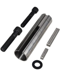 Gas Extended Engine Pulley Crank Shaft Sleeve Adapter Predator Stainless Steel - 1 to 1 1/8" L=4.5" w/ 1/4" Key