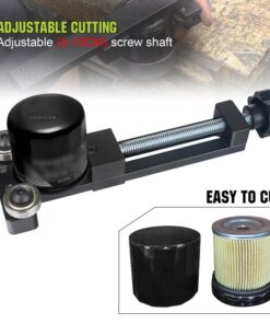 3mirrors Oil Filter Cutter Cutting Tool Aluminum w/ 3 Replaced Cutting Blades Up To 5-7/8'' Diameter