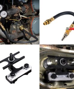 3mirrors Engine Air Valve Holder Pressure Pipe M14+M18 Thread to 1/4 NPT & 67605 Valve Spring Compressor Tool Compatible with 4.8 5.3 5.7 6.0 6.2 LS