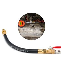 3mirrors Engine Air Valve Holder Pressure Pipe M14+M18 Thread to 1/4 NPT Compatible with Mustang Ford GM Trucks LS1/LS2/LS3/4.8/5.3/6.0
