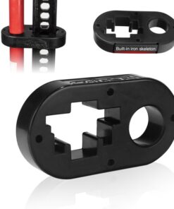 3mirrors Handle Keeper for Hi-Lift Jack Lifter Handle, Rubber Handle Bar Protector Upgrade Built-in Steel Plate