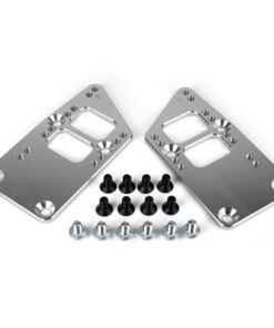 3mirrors Swap Motor Mounts Adjustable 4 Positions Billet Aluminum Compatible with LS Swap LS Conversion for SBC Vehicle to LS Engine Full Kit