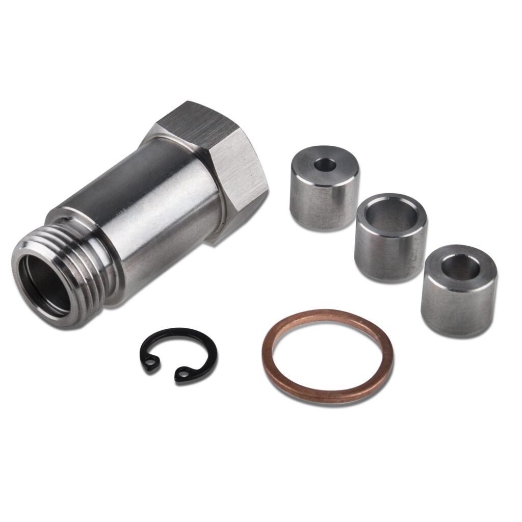 Car Cel Fix O2 Oxygen Sensor Restrictor Fitting W/ 3 Adjustable Gas Flow Inserts M18x1.5