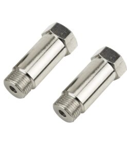 3mirrors O2 Oxygen Sensor Extension Car CEL Fix Check Engine Light Eliminator Adapter M18x1.5, 55mm/2.16in