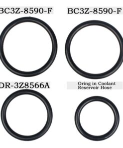 3mirrors Engine Coolant Pipe O-Ring Kit Fits Ford F-150 926-168 - OE Solutions DR-3Z8566-A BC3Z-8590-F