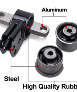 Front Differential Mount & Front Axle Bushing Set Compatible with 2005-2010 Jeep Grand Cherokee Commander OE# 52114354AA 52089516AB