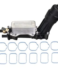 Engine Oil Cooler Filter Housing Adapter W/ Gaskets For 2014-2017 Jeep Wrangler Dodge Charger Chrysler 3.6L 68105583AF