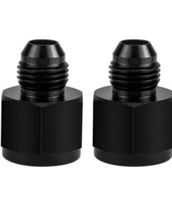 AN6 6AN Male Flare to AN8 8AN ORB O-ring Boss Fitting Adapter (2-Pack)