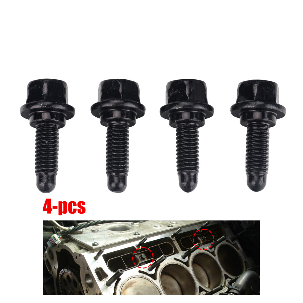 LS Motor Lifter Guide Tray Bolts Compatible With LS1 LS7 Retainer Bucket US LS1 4.8 5.3 5.7 6.0 6.2 LQ4 LM7 LC9 LS3 GM, Set of 4pcs