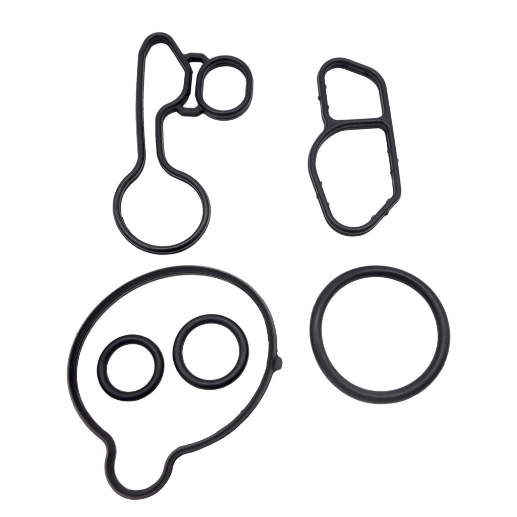 Oil Cooler Thermostat Housing Seals Gasket Kit Compatible with Chevrolet Cruze Limited Sonic Trax 1.4L Turbocharged Oil Filter Housing