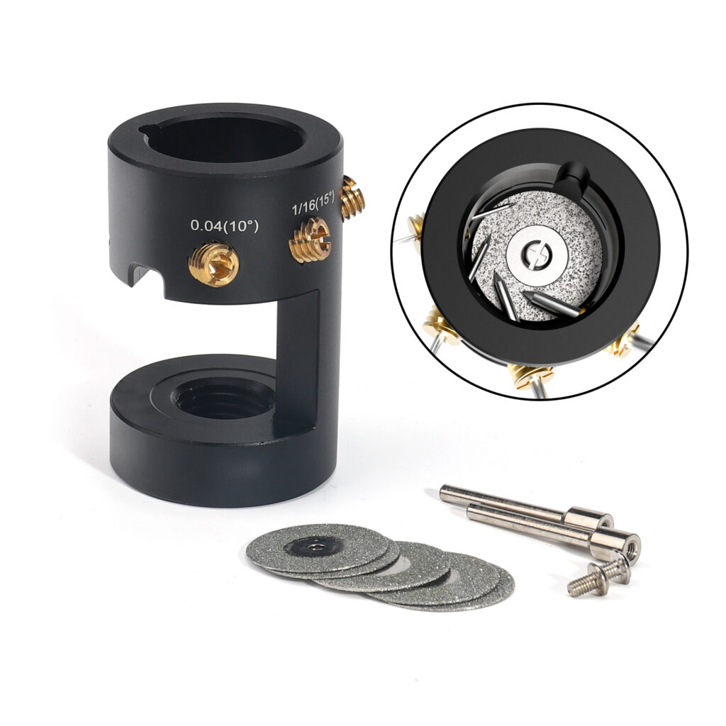 Tungsten Electrode Sharpener Grinder Multi-Angle Offsets Tool, TIG Welding